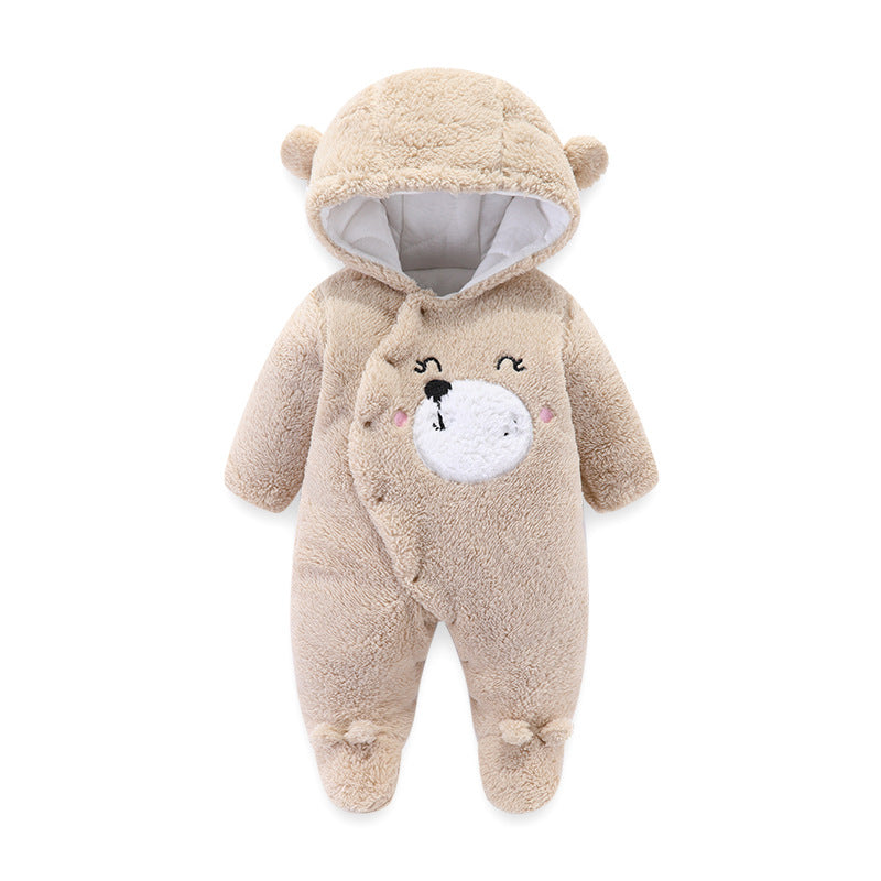 Baby Velvet Winter Jumpsuit