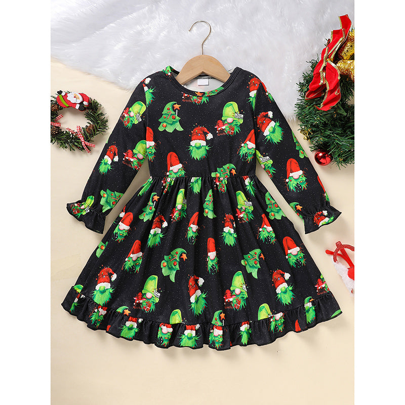 Toddler Christmas Party Dress Set