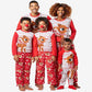 Kidzoo Christmas Family Matching Fox Pajamas Set