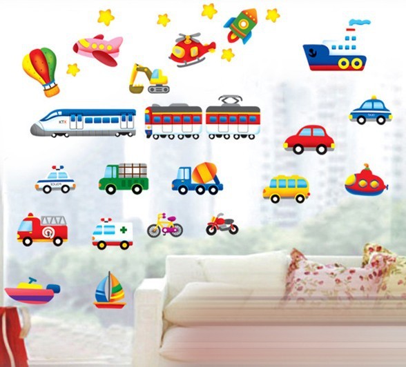 Removable Wall Stickers Kindergarten Kids Bedroom