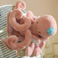 Octopus Plush Toy With Suction Cup Cute Oversized Tentacles