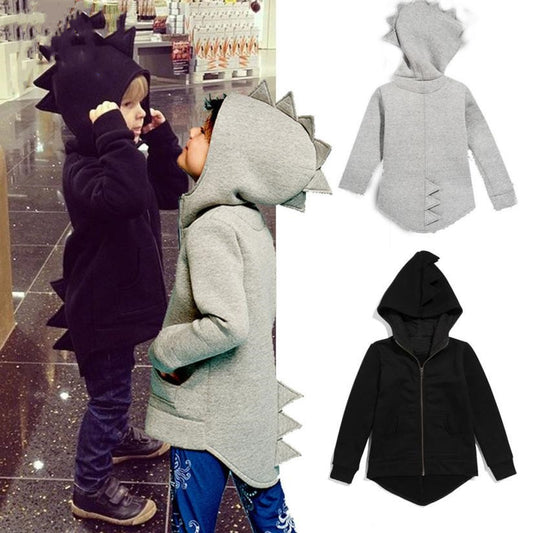 Boys’ Dinosaur Hooded Jacket