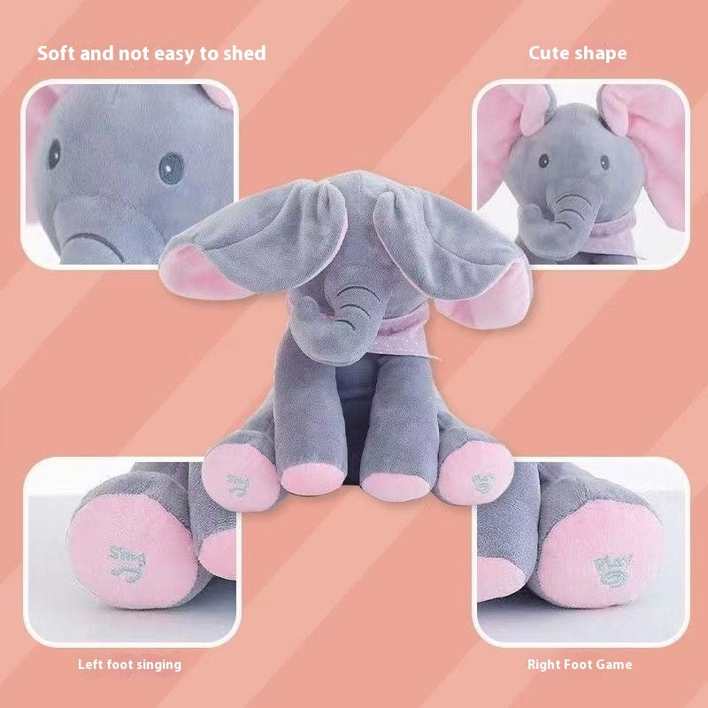 Peek-A-Boo Elephant Singing Plush Toy