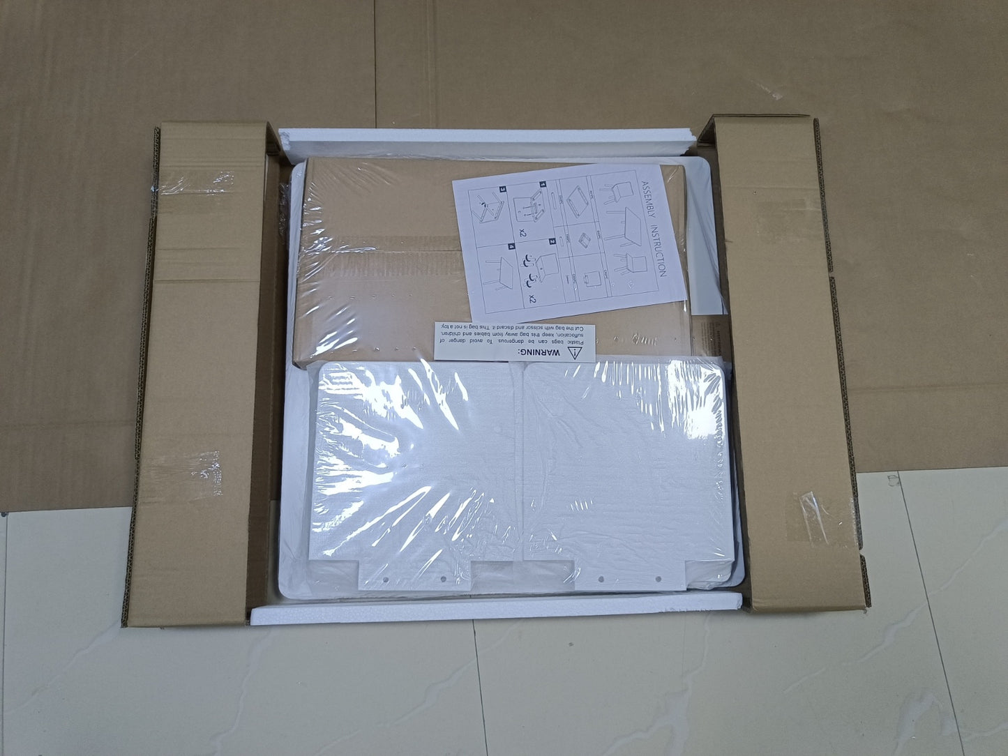 Kids Table and 2 Chairs Set – 3 Pieces Wooden Activity Play Table