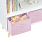 Kids Bookcase with Fabric Drawers