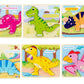 Baby Wooden Dinosaur 3D Puzzle – Montessori Learning Fun!