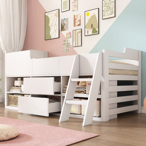 Cabin Mid Sleeper Wooden Bed – Smart, Stylish &amp; Space-Saving