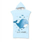 Kids Cartoon Animal Hooded Beach Towel