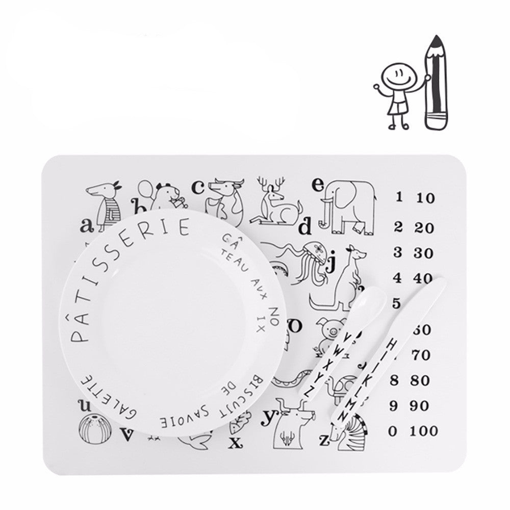 Foldable Waterproof Kids Coloring Portable Silicone Mat