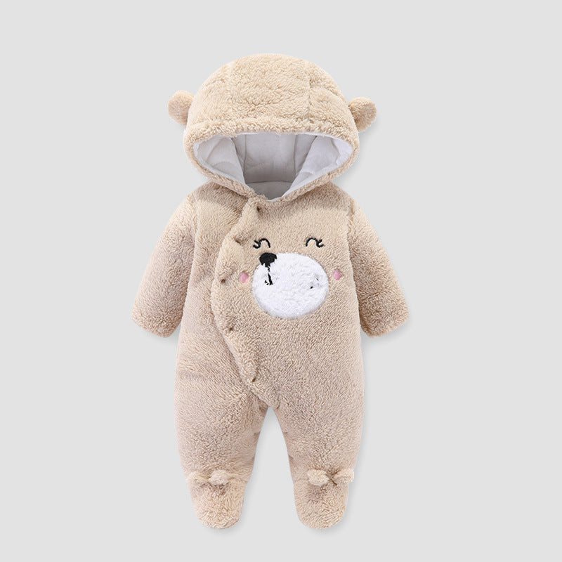 Baby Velvet Winter Jumpsuit